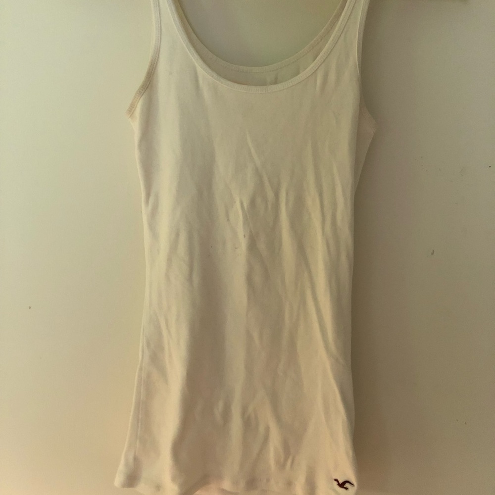 White Hollister tank top